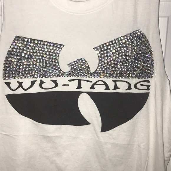 Tops - Wutang shirt women’s large bedazzled